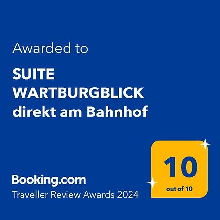 Suite Wartburgblick Direkt Am Bahnhof Eisenach Zewnętrze zdjęcie